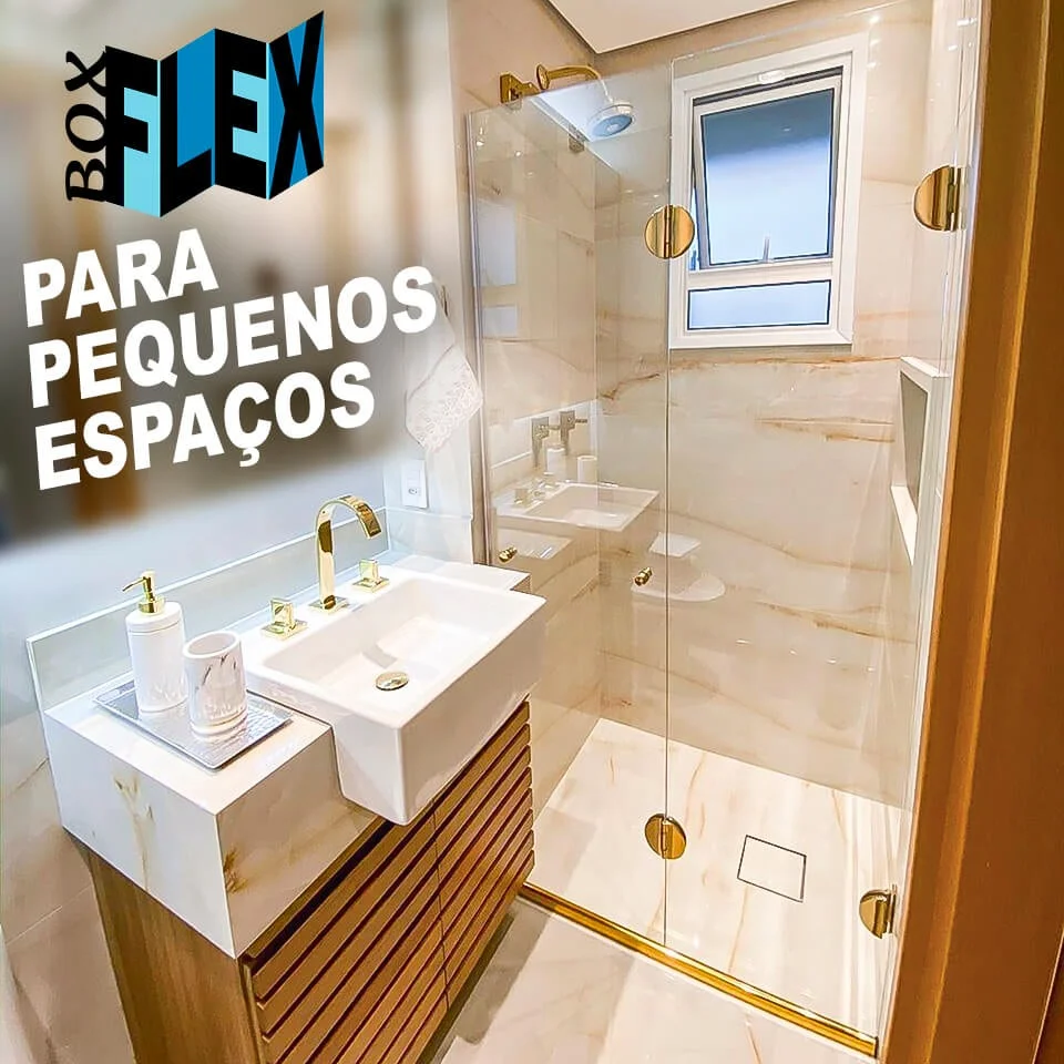 box articulado para banheiro